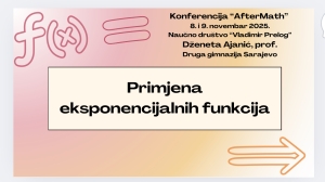 PROFESORICA DŽENETA AJANIĆ UČESNICA KONFERENCIJE  “AFTERMATH 2025.”
