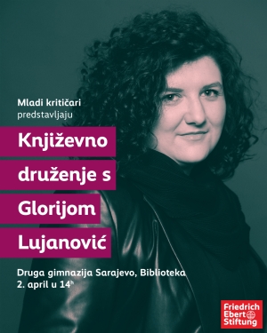 Najava gostovanja književnice Glorije Lujanović